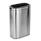 Alpine Industries 10.5 Gal. Stainless Steel Rectangular Liner Open Top Trash Can 470-40L - alternate 1